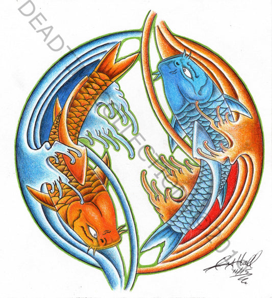 KOI FISH YIN YANG